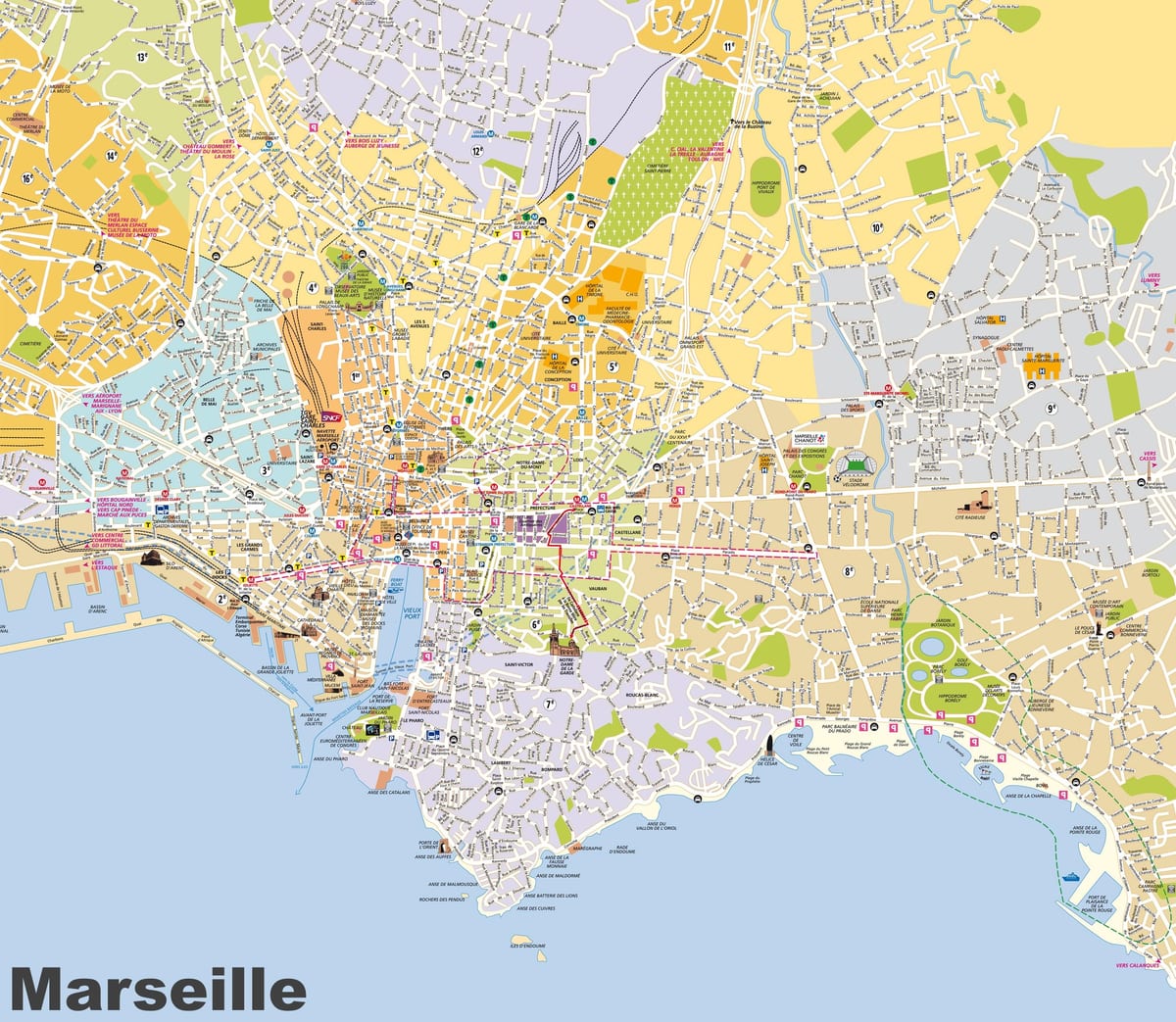 Marseille bản đồ pdf