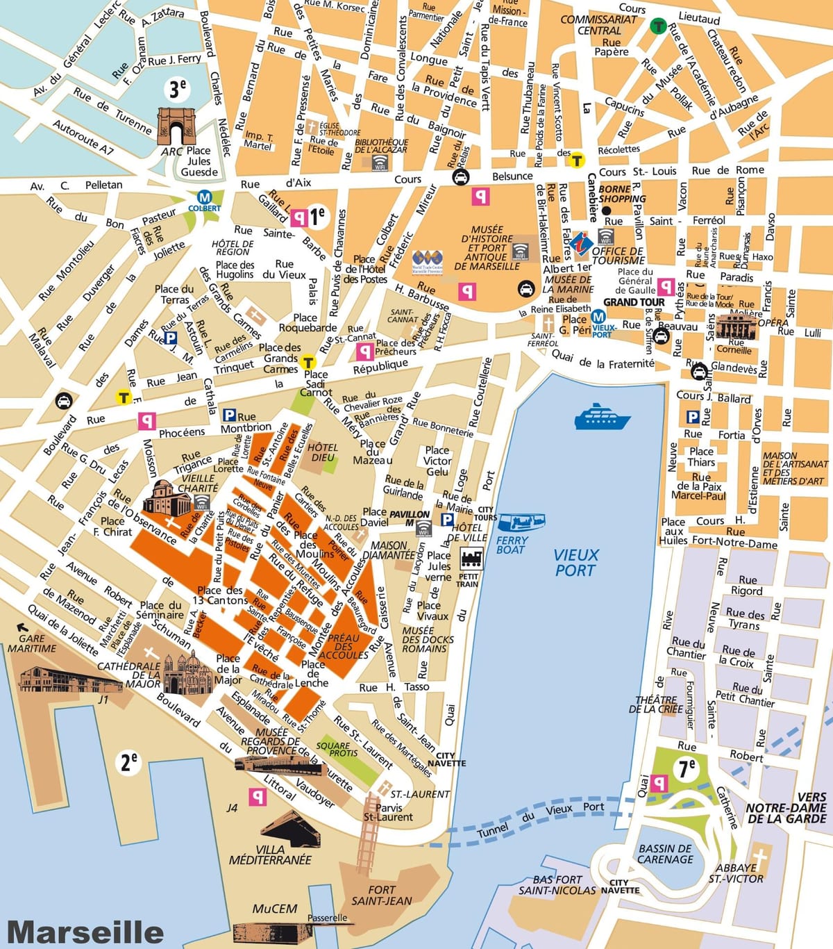 ẩn bản đồ của Marseille