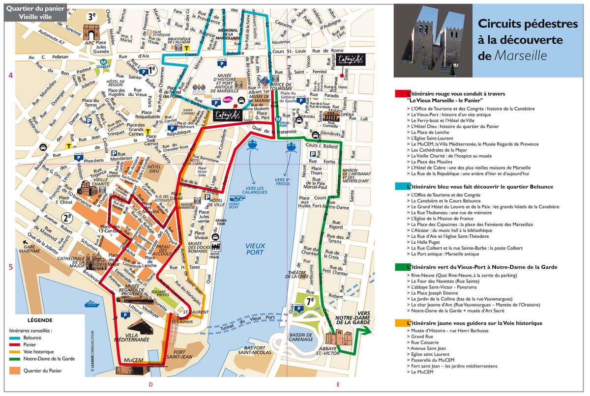 Marseille bản đồ du lịch pdf