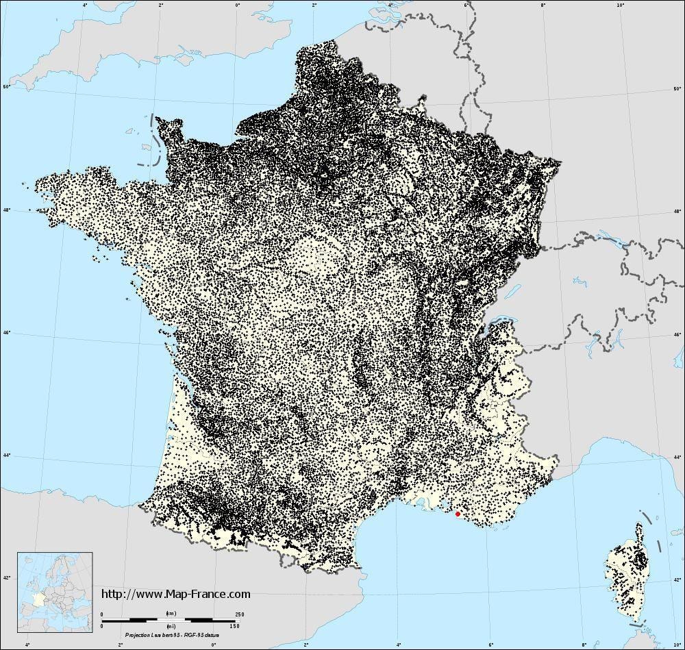 bản đồ của Marseille thành phố