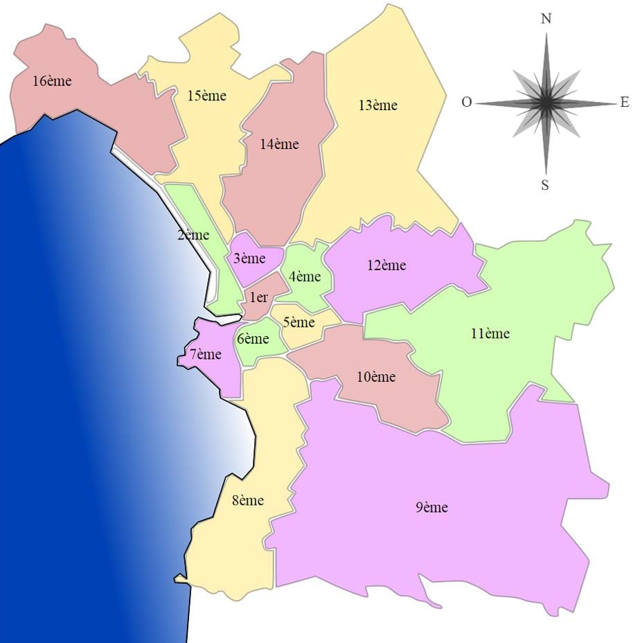 bản đồ của Marseille thì tôi đã tìm ra