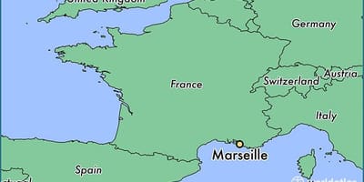 Show Marseille ở pháp bản đồ