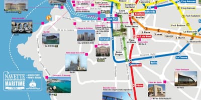 Bản đồ của Marseille nơi 