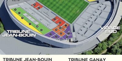 Bản đồ của Marseille sân bóng đá 