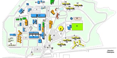 Bản đồ của Marseille trường