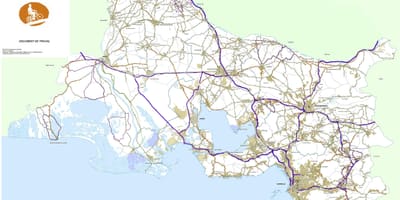 Bản đồ của Marseille xe đạp 